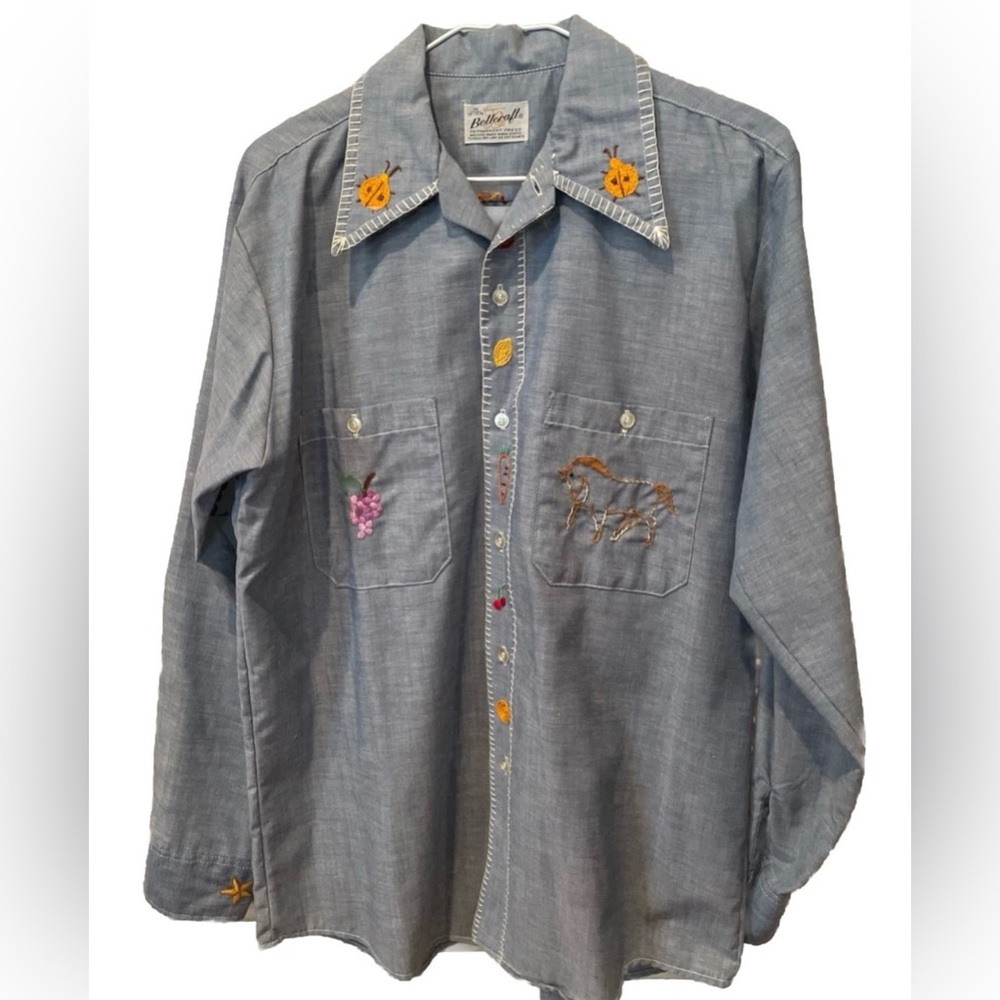 Vintage Bellcraft Shirt Men’s Size 15-15 1/2 Medium